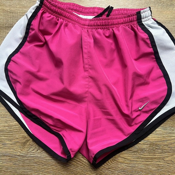 Nike Dri Fit Running Shorts Pink Lined Athletic with Drawstring Women's XS - Picture 4 of 6